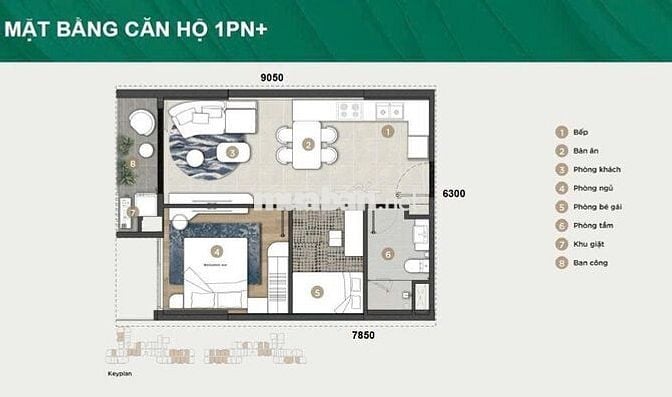 BÁN  CĂN HỘ  The Emerald Garden View - 1 tỷ 6/căn