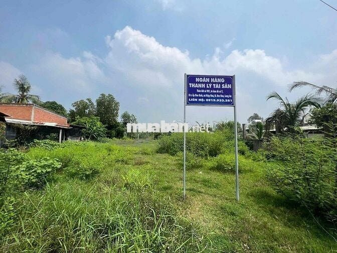 Ngân hàng bán lô đất tại Hiệp Hòa, Đức Hòa, Long An - DT: 536 m2 - giá