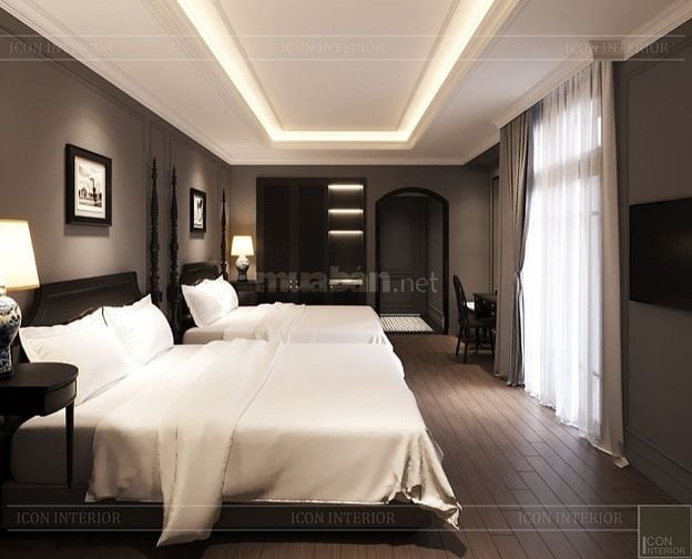 Cho thuê khách sạn TT Quận Ba Đình, 80 phòng