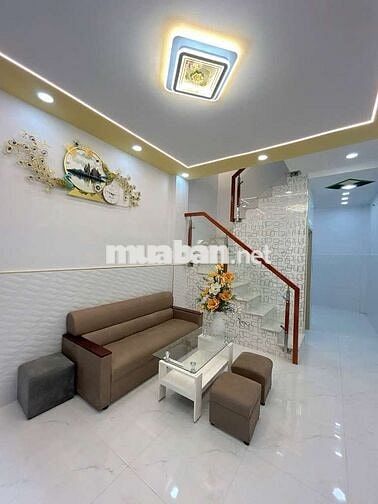 🌸 NHÀ GIÁP TÂN PHÚ – HẺM THÔNG 4M – NHÀ MỚI Ở NGAY – 2PN, 2WC –