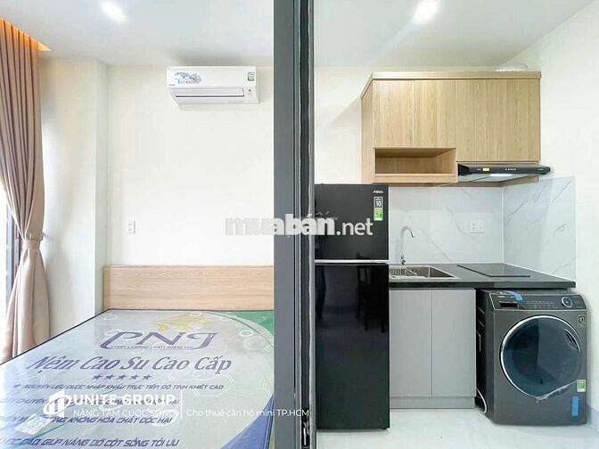 1 phòng ngủ ban công ngay đường 79 tân Quy - Full nội thất