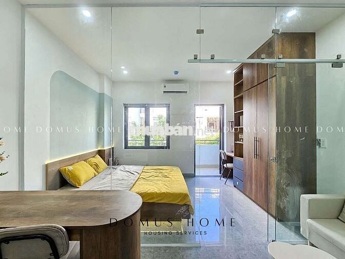 1 phòng ngủ ban công ngay đường 79 tân Quy - Full nội thất