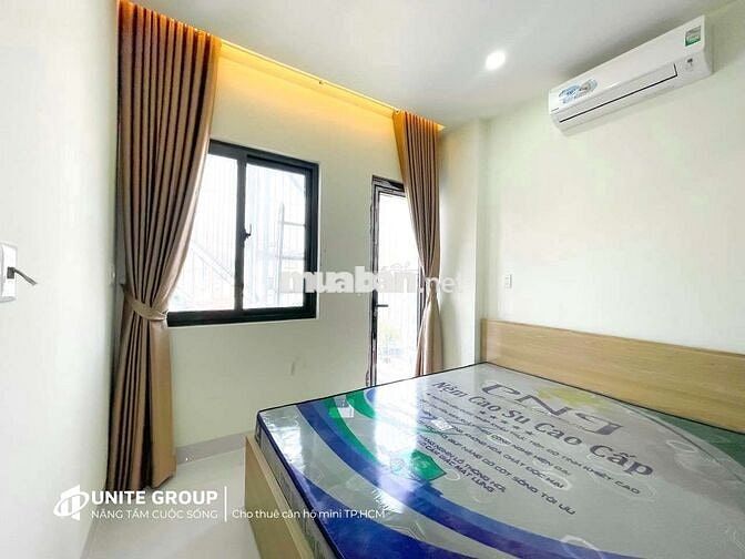 1 phòng ngủ ban công ngay đường 79 tân Quy - Full nội thất