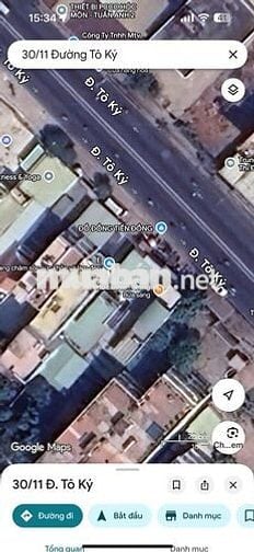 Cho thuê nhà mặt tiền tô ký - 8x23m - 20tr/ tháng.