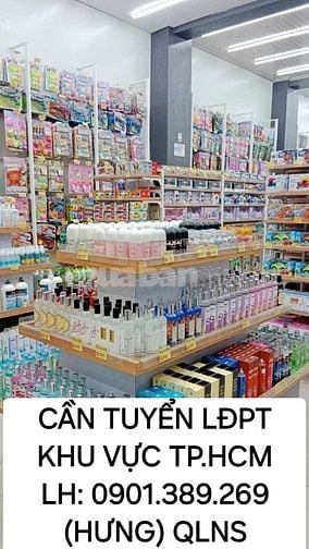 TẾT ĐẾN CẬN KỀ- QUẬN 7 TUYỂN NHÂN VIÊN BÁN HÀNG TIÊU DÙNG-- MỸ PHẨM 