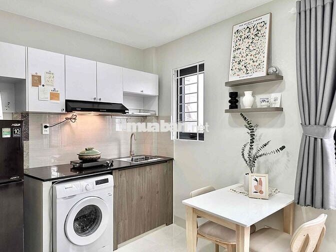 CĂN STUDIO MỚI KENG FULL NỘI THẤT MÁY GIẶT RIÊNG GIÁP Q1, PHÚ NHUẬN