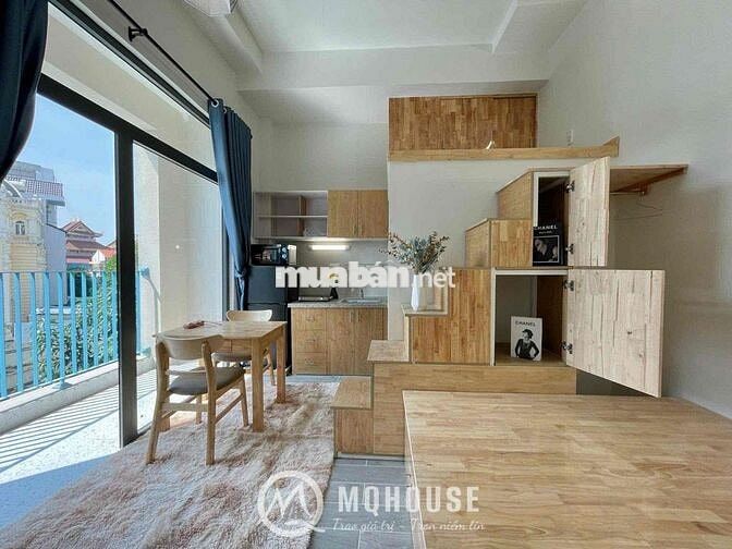 STUDIO BAN CÔNG FULL NỘI THẤT CHUẨN CHUNG CƯ MINI  NGAY KHU SÂN BAY