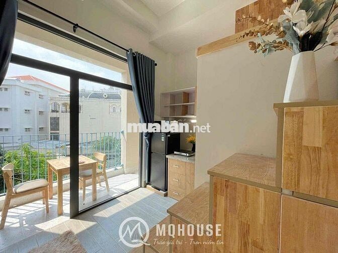 STUDIO BAN CÔNG FULL NỘI THẤT CHUẨN CHUNG CƯ MINI  NGAY KHU SÂN BAY