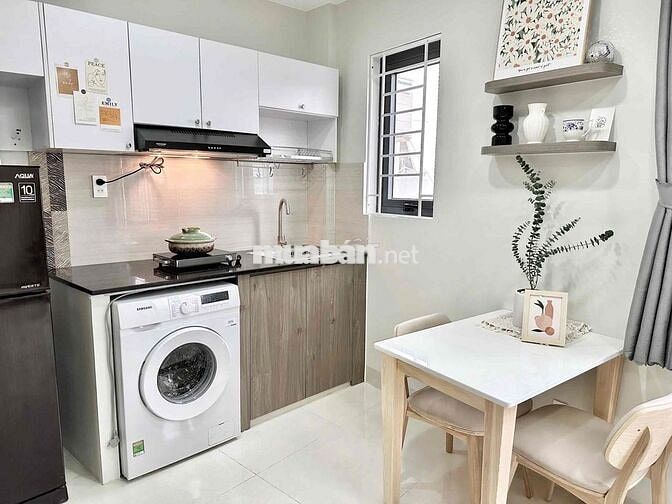 CĂN STUDIO MỚI KENG FULL NỘI THẤT MÁY GIẶT RIÊNG GIÁP Q1, PHÚ NHUẬN