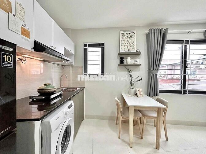 CĂN STUDIO MỚI KENG FULL NỘI THẤT MÁY GIẶT RIÊNG GIÁP Q1, PHÚ NHUẬN