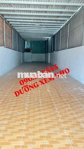 CHO THUÊ NHÀ KHO 5x30m - TRỐNG SUỐT - TRẦN CAO - QUẠT HÚT - ĐIỆN 3PHA