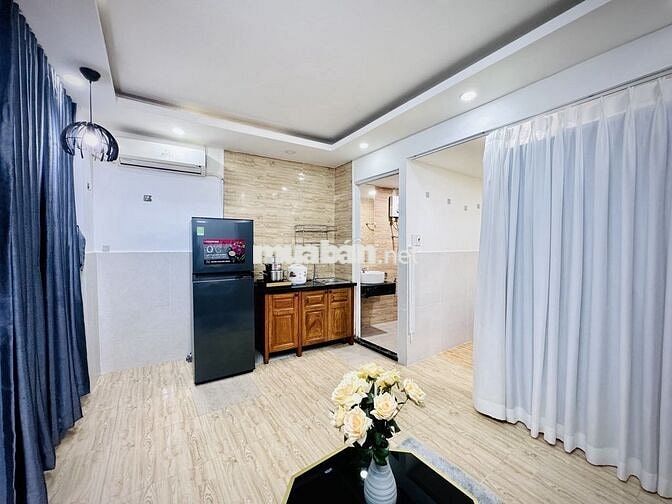 NHÀ NGUYÊN CĂN 1 PHÒNG NGỦ TOILET RIÊNG FULL NỘI THẤT MỚI KENG NGAY Q3