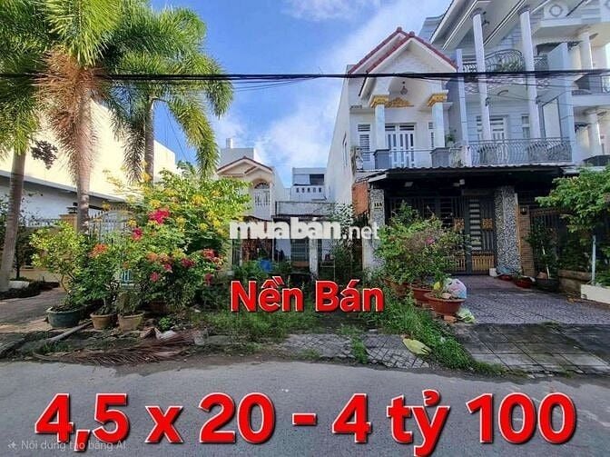 BÁN NỀN - KHU ĐH Y DƯỢC + KDC THỚI NHỰT