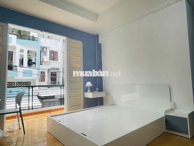 CĂN HỘ STUDIO - FULL NỘI THẤT - BAN CÔNG NGAY QUANG TRUNG