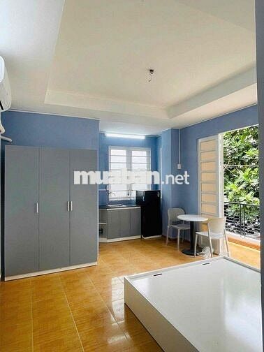 CĂN HỘ STUDIO - FULL NỘI THẤT - BAN CÔNG NGAY QUANG TRUNG