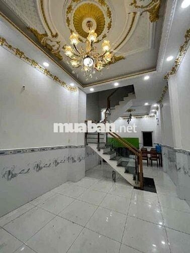 Nhà 3 Lầu đẹp thiết kế sang trọng, Hẻm xe hơi 6m ngay cầu Long Kiển đg