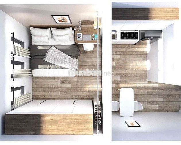 KHAI TRƯƠNG CĂN HỘ 1PN FULL NỘI MỚI 100% CỬA SỔ THOÁNG NGAY CHU VĂN AN