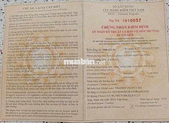 🆘🆘🆘TRANSIT Medium 2014 Xe Đưa Rước CNV ĐẸP ZIN 99%