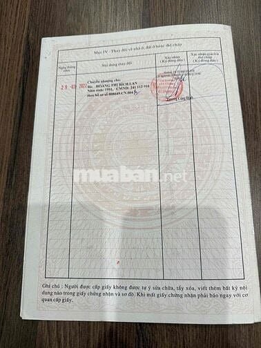 bán nhà hẽm xe hơi thông 4 x 29,3 chính chủ