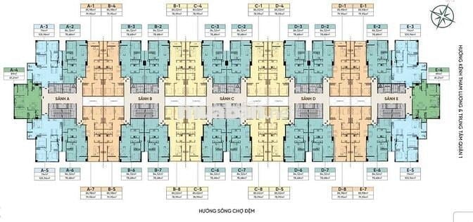 Cho thuê CH full nội thất 2PN2WC 84m2- 8tr bao phí QL,vòng xoay An Lạc