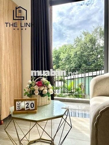 Thuê Căn Hộ 1PN Thang Máy Ban Công Nguyễn Gia Trí Gần Ngã Tư Hàng Xanh