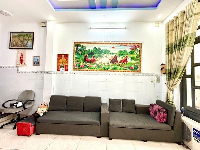 Nhà sổ hồng riêng KDC HXH đường Thạnh Lộc 57