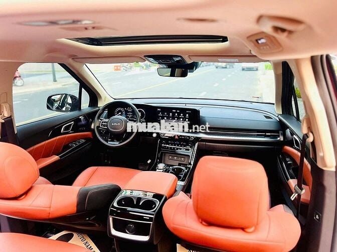 Kia Carnival 3.5 Signature Full 2023 Trắng/nâu