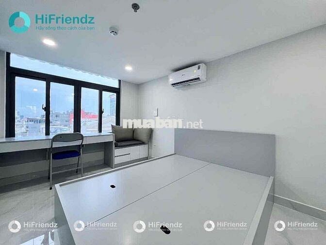 CHO THUÊ 1PN BAN CÔNG FULL NT MỚI 100% - NGAY TRUNG TÂM SG SÁT Q1.2.3