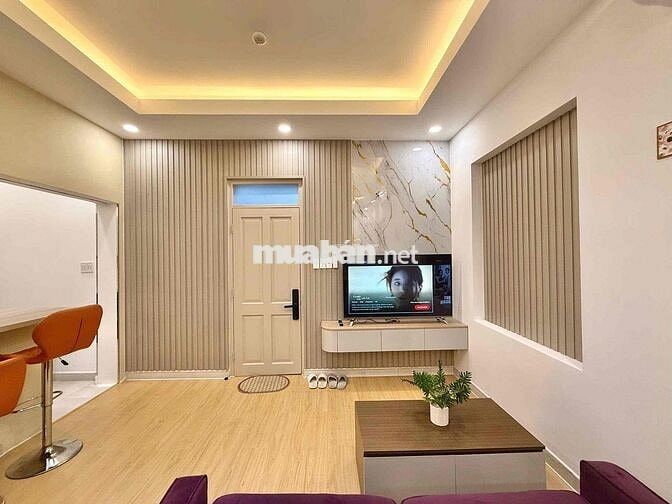 Căn hộ 1PN full nội thất cao cấp, ban công, gần Phan Đăng Lưu, Gò Vấp