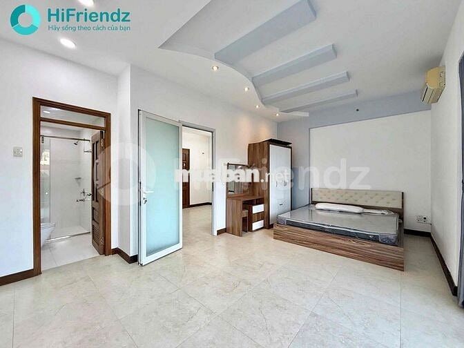 Căn hộ mini 1 Phòng Ngủ lớn Ban Công gần cầu Nguyễn Văn Cừ Full NT