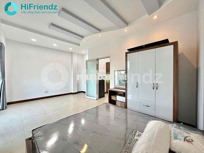 Căn hộ mini 1 Phòng Ngủ lớn Ban Công gần cầu Nguyễn Văn Cừ Full NT