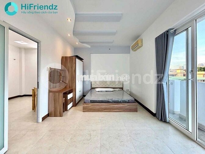 Căn hộ mini 1 Phòng Ngủ lớn Ban Công gần cầu Nguyễn Văn Cừ Full NT