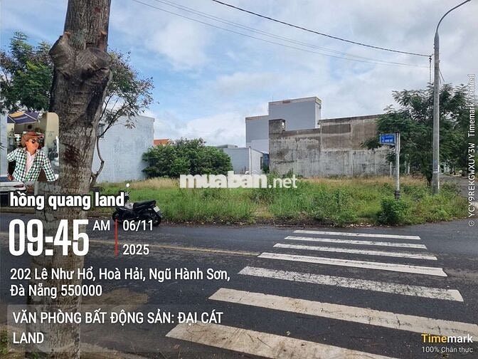 BÁN LÔ GÓC 2 MT LÊ NHƯ HỔ VỚI ĐÔNG HẢI 11 VIEW CHỢ