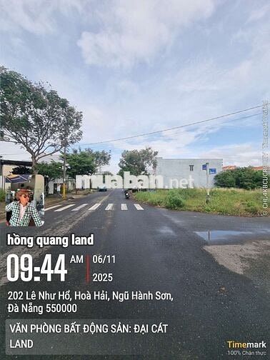 BÁN LÔ GÓC 2 MT LÊ NHƯ HỔ VỚI ĐÔNG HẢI 11 VIEW CHỢ