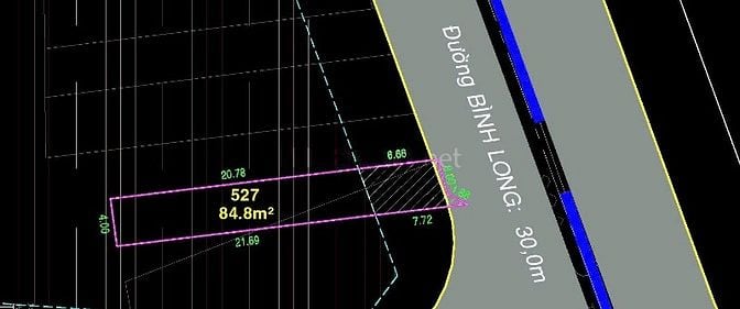 Bán nhà MT đường Bình Long ngay ngã tư bốn xã tiện kinh doanh buôn bán