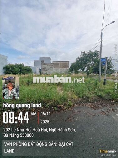 BÁN LÔ GÓC 2 MT LÊ NHƯ HỔ VỚI ĐÔNG HẢI 11 VIEW CHỢ