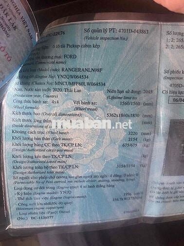 Cần bán xe Ford bán tải bảm full