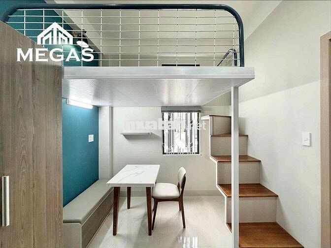 PHÒNG GÁC GIÁ RẺ CỬA SỔ TRỜI SẴN NỘI THẤT MỚI NGAY TRUNG TÂM TÂN PHÚ