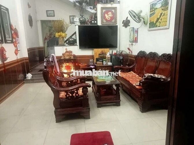 Nhà phố 80m2 - 5PN - Huỳnh Văn Nghệ, GV - Hẻm 8m, ô tô đậu trong nhà