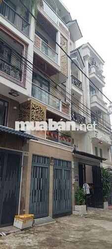 Bán CHDV Hẻm 8m - Trệt, lửng 3 lầu ( DCT 25Tr/1 tháng )