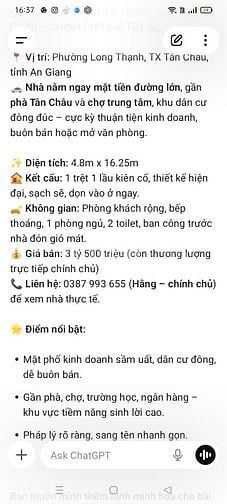 Bán nhà mặt phố.Gan chợ.Gan bên phà.Duong lớn thuận lợi kinh doanh 
