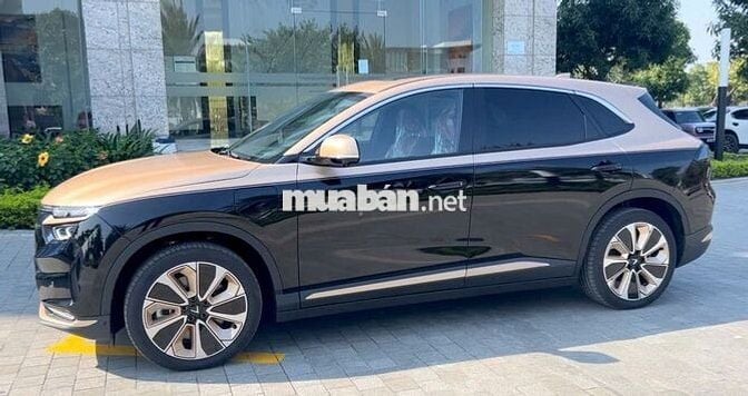 VinFast VF8 2025 Eco màu Đen đồng, trắng xám