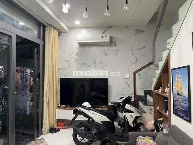 BÁN NHÀ MẶT TIỀN ĐƯỜNG 12M GẦN NGUYỄN SƠN, Q TÂN PHÚ, NGANG 8M, 6,8 TỶ