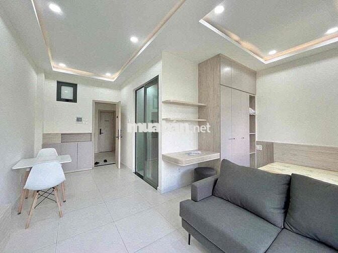 Cho thuê căn hộ 1PN quận 1 Trần Hưng Đạo full nội thất ban công thoang