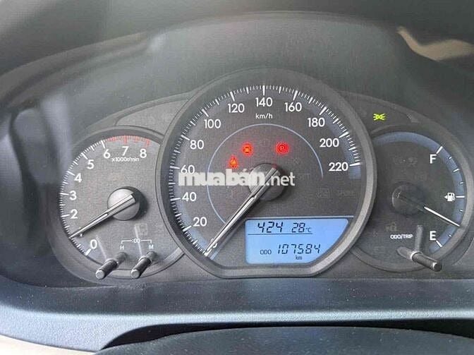 Toyota Vios 2019 1.5E MT - 107000 km