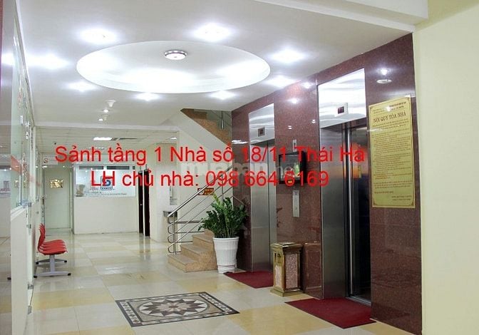 22m2 VP cho thuê tại Thái Hà. Giá 8 triệu/tháng. LH chủ nhà 0929236669