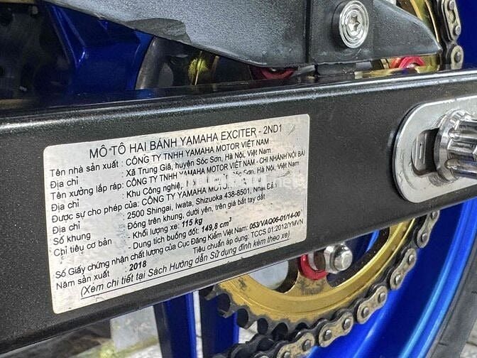 EXCITER 150 2018 XANH GP BS 65G1 CHÍNH CHỦ