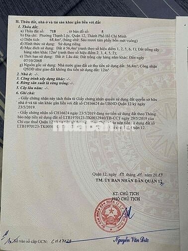 bán đất thạnh lộc 20 khu phân lô cầu ông đụng