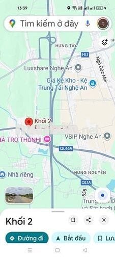Đất xóm 8, xã Hưng Nguyên, Nghệ An. Dt 203,4m2 mặt tiền đường 18m