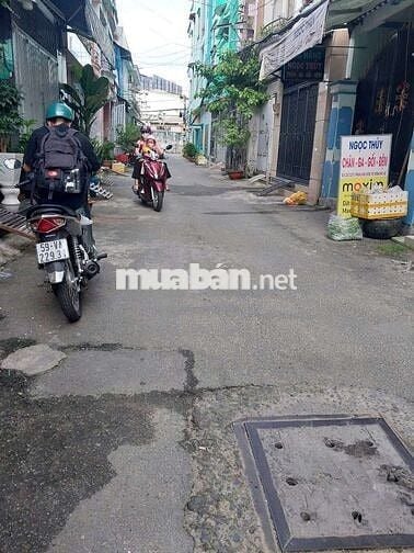 Nhà 2mt trước sau hẻm 6m thông 4x14m 2lầu 4pn 3wc. Pham van Chieu gv